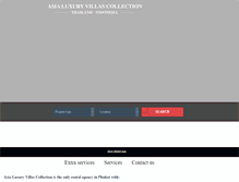 Tablet Screenshot of luxuryvillascollection.com